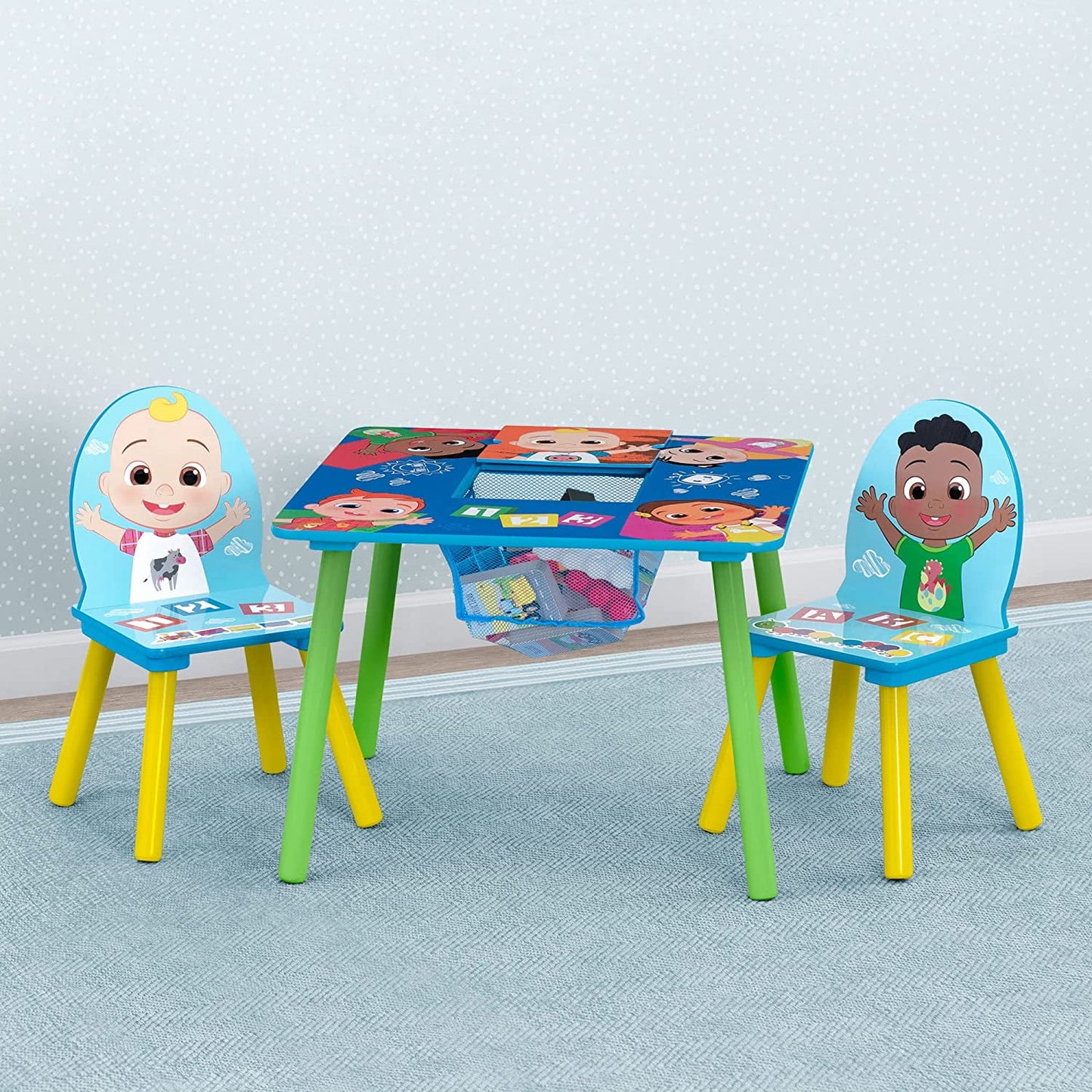 Table and 2 Chairs with Storage Set by , Greenguard Gold Certified, Toddler