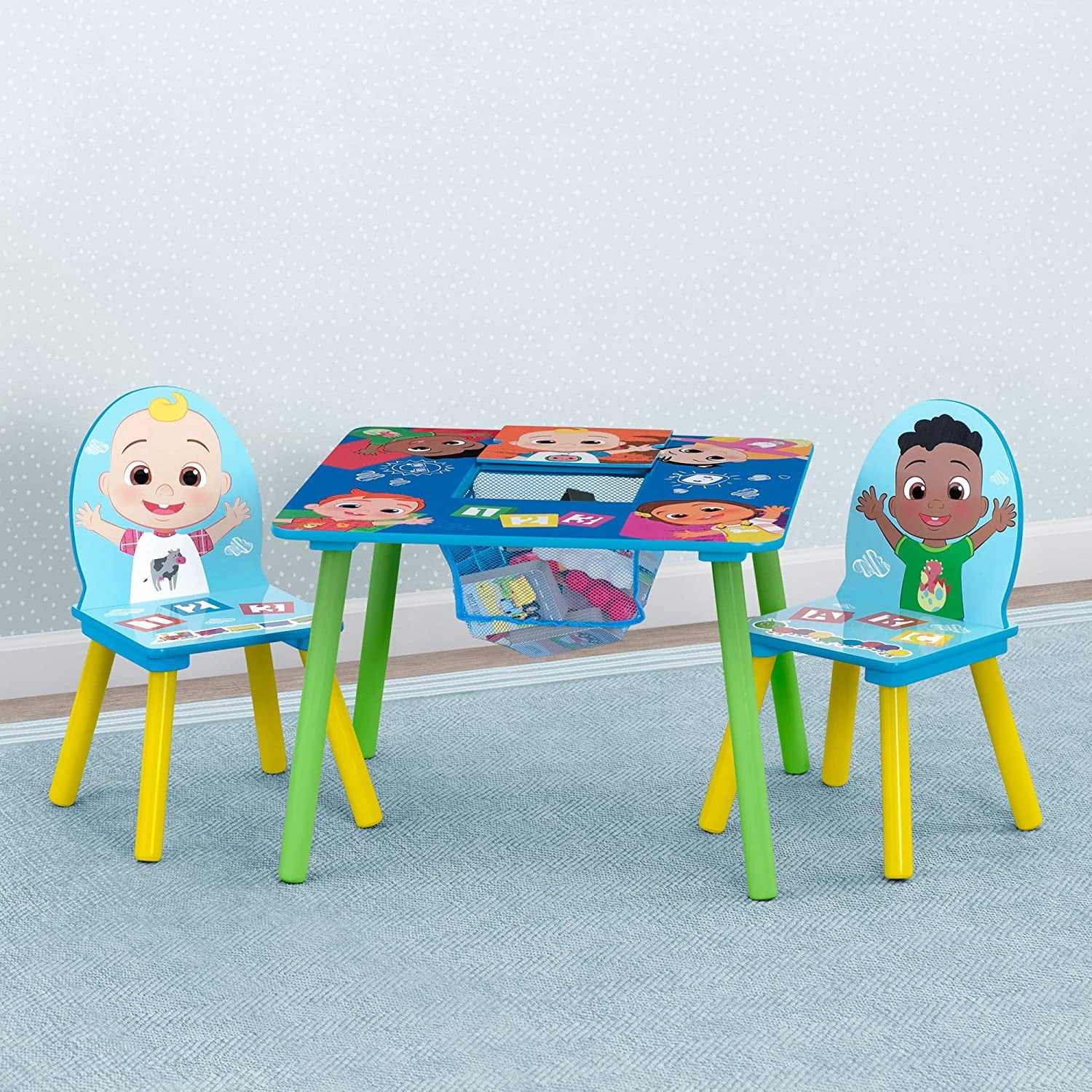 Table and 2 Chairs with Storage Set by , Greenguard Gold Certified, Toddler