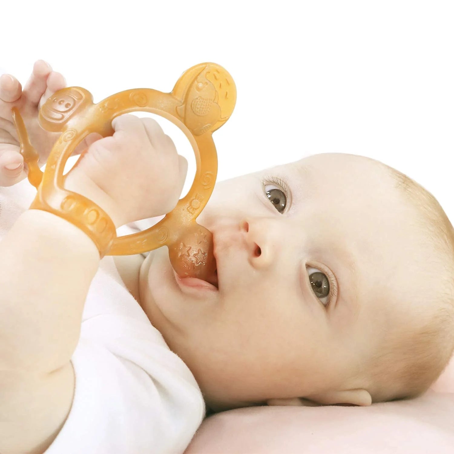 ​Silicone Teething Toy – Adjustable Wristband for Babies 3-12 Months