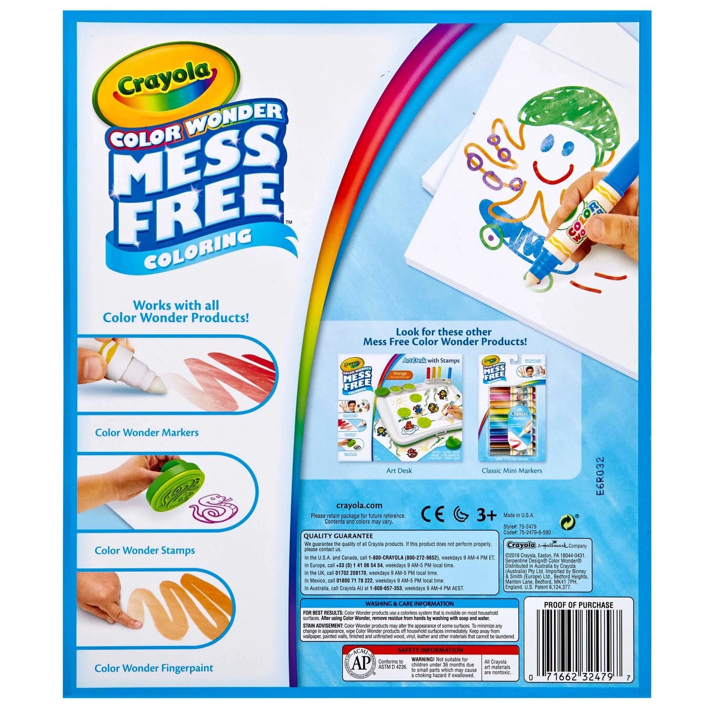 Color Wonder Mess Free Coloring Pages, Toddler Toys, 30 Blank Refill Pages, Beginner Unisex Child