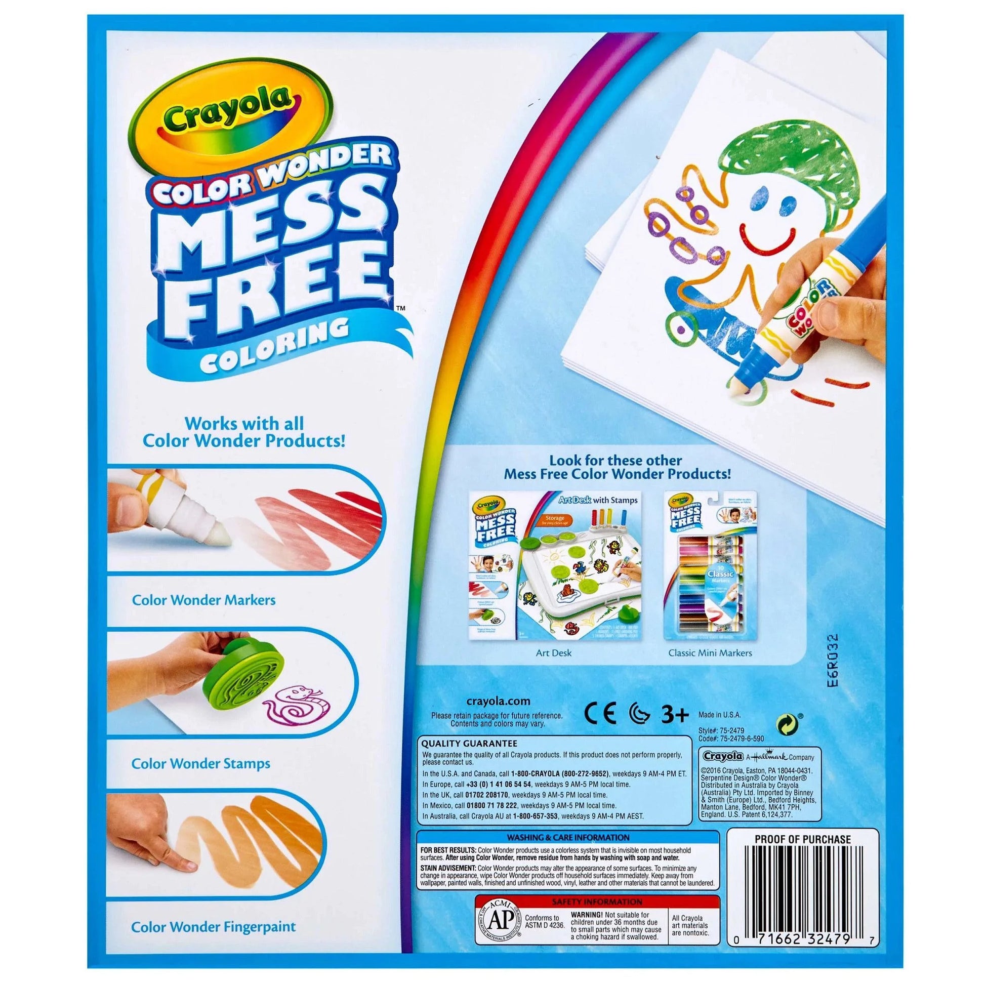 Color Wonder Mess Free Coloring Pages, Toddler Toys, 30 Blank Refill Pages, Beginner Unisex Child