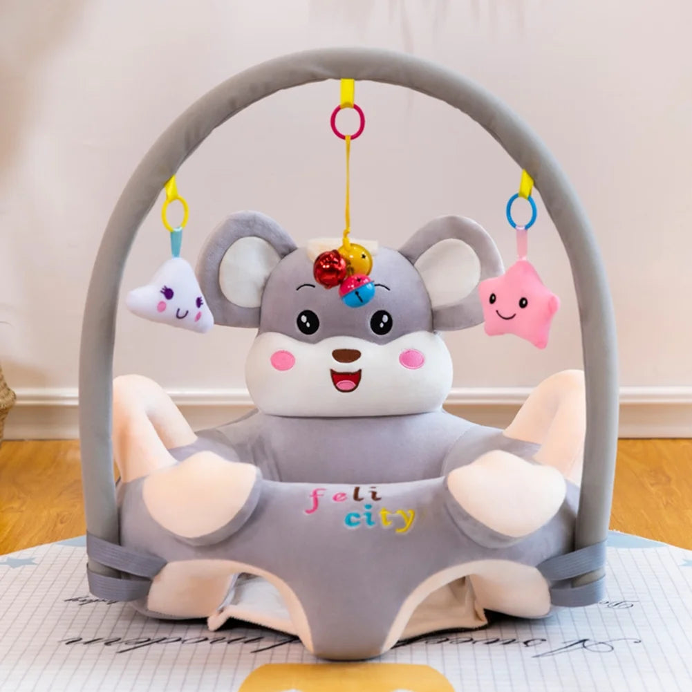 Cartoon Baby Infant Learning Sit Chair Baby Support Seat (No Fillers)