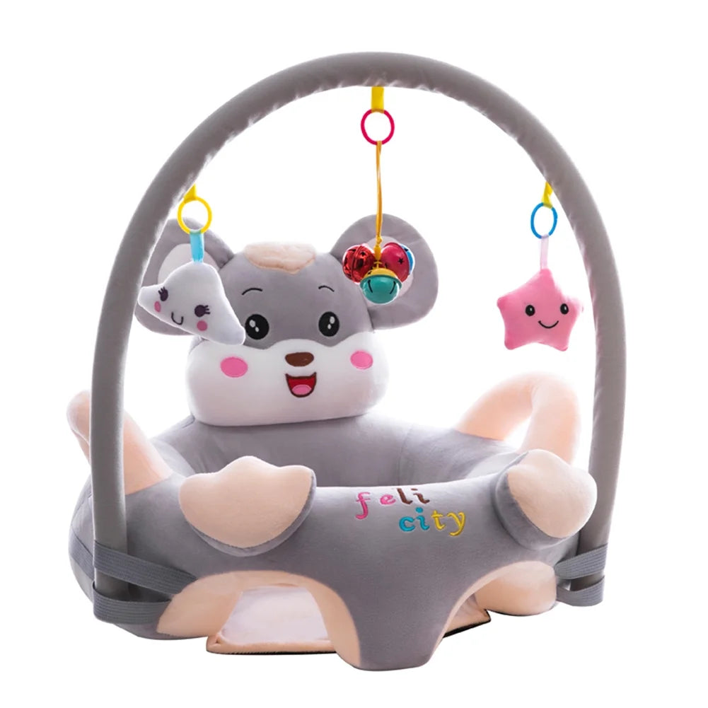 Cartoon Baby Infant Learning Sit Chair Baby Support Seat (No Fillers)
