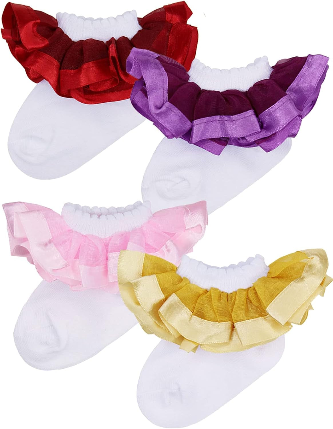 Little Baby Girl Princess Lace Ruffles Socks Set