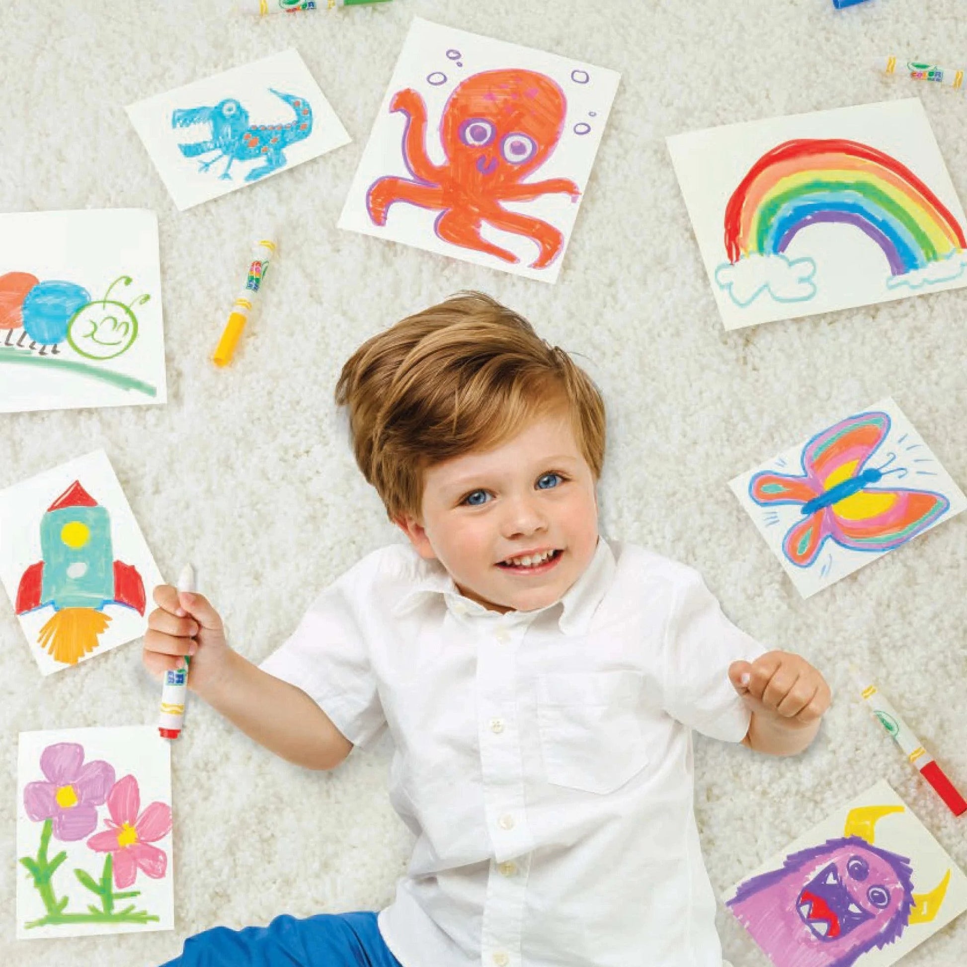 Color Wonder Mess Free Coloring Pages, Toddler Toys, 30 Blank Refill Pages, Beginner Unisex Child