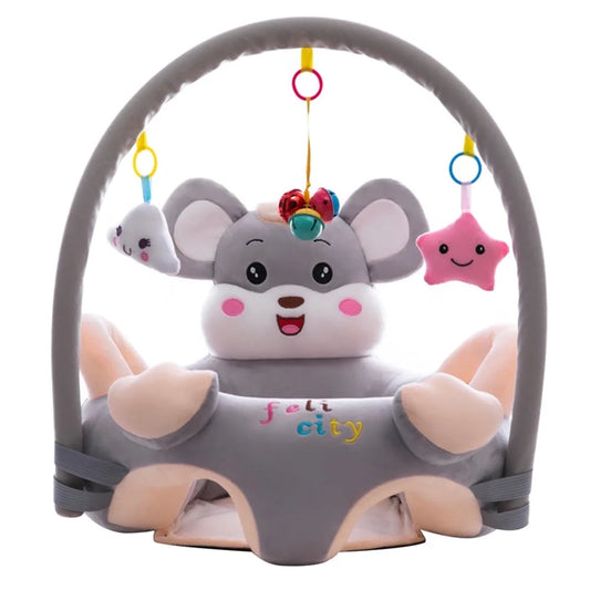 Cartoon Baby Infant Learning Sit Chair Baby Support Seat (No Fillers)