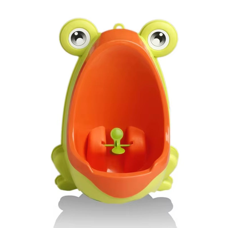 Cute Ergonomic Frog Children Baby Potty Toilet Trainers Urinals Boy Hook Kids Potty Training Portable Toilet Windmill 0-6Years