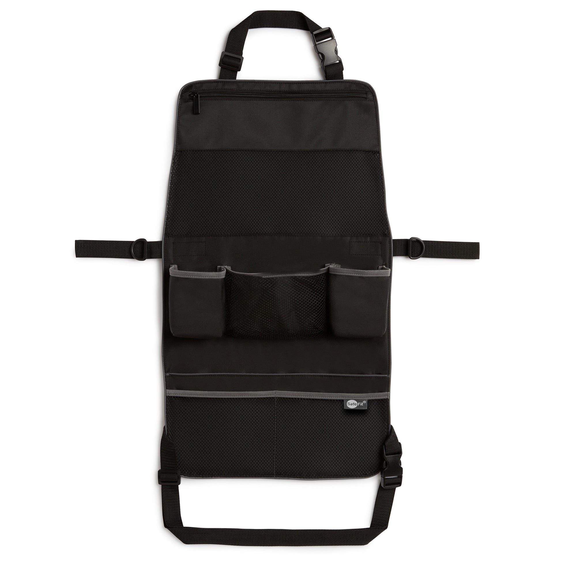 ® 2-in-1 Car Backseat & Stroller Organizer – Black, Unisex