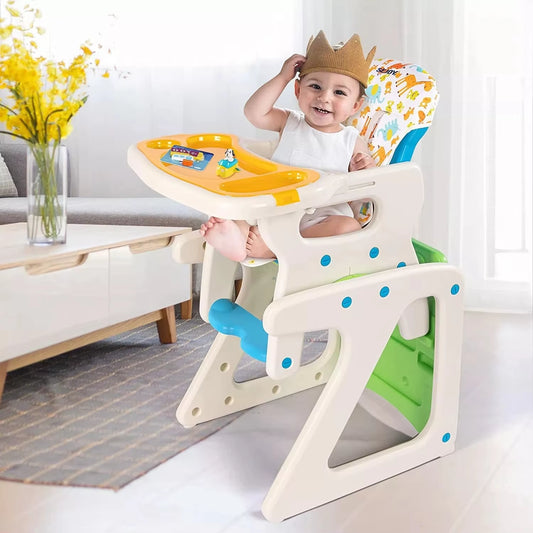 SEJOY 3-in-1 Adjustable High Chair – Comfortable, Safe, Versatile Seating!