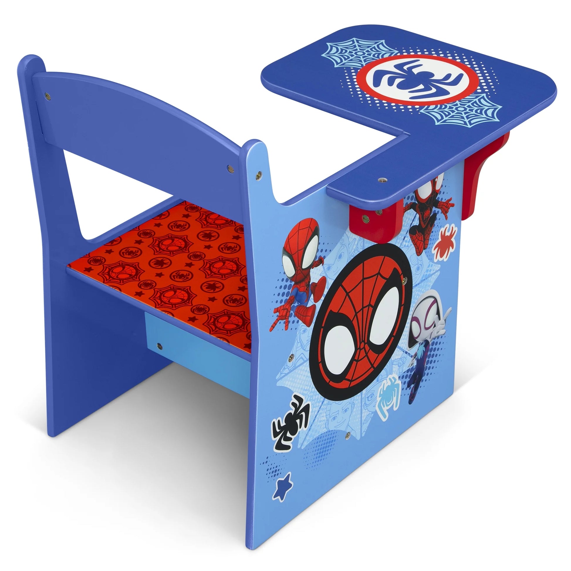 Spidey and His Amazing Friends 3-Piece Toddler Bedroom Set by , Blue