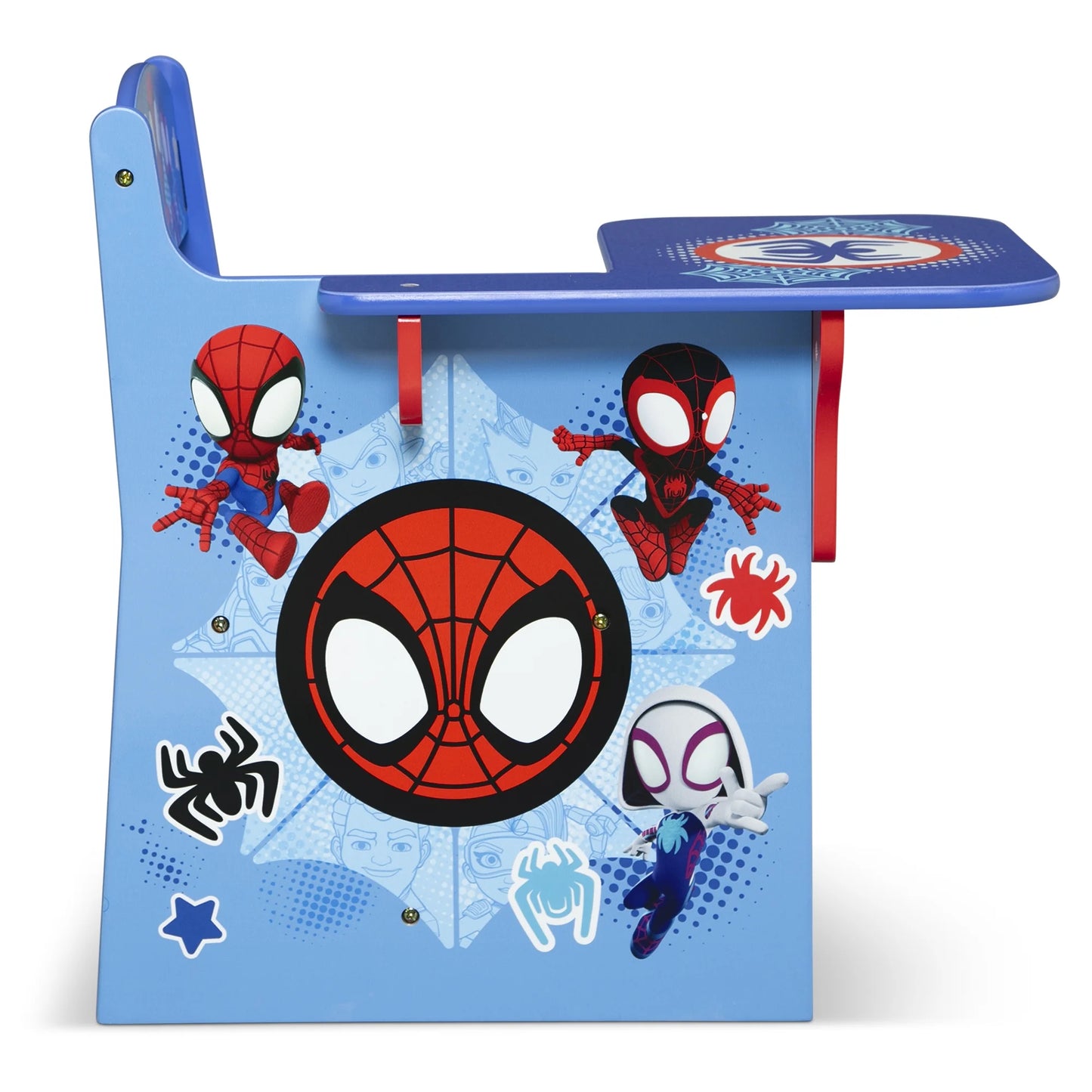 Spidey and His Amazing Friends 3-Piece Toddler Bedroom Set by , Blue