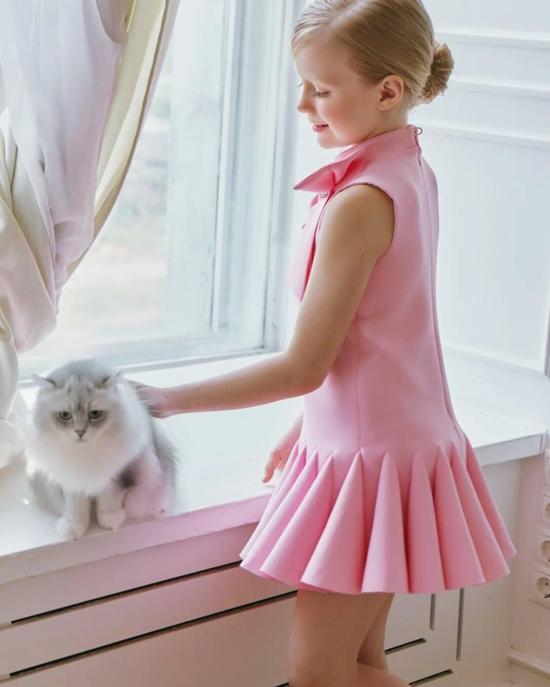 Pink Bow Princess Dress