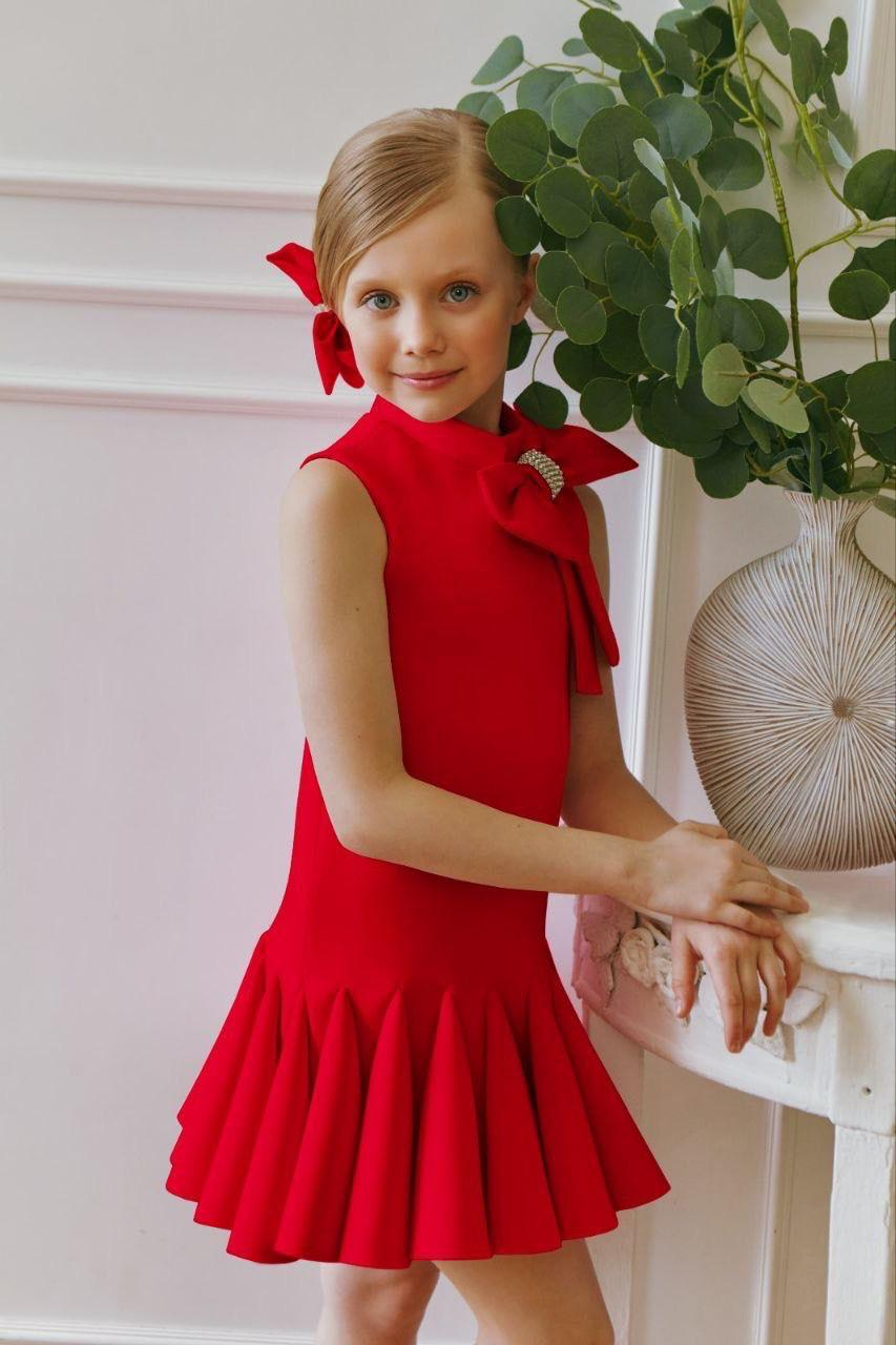 Red Bow Princess Dress